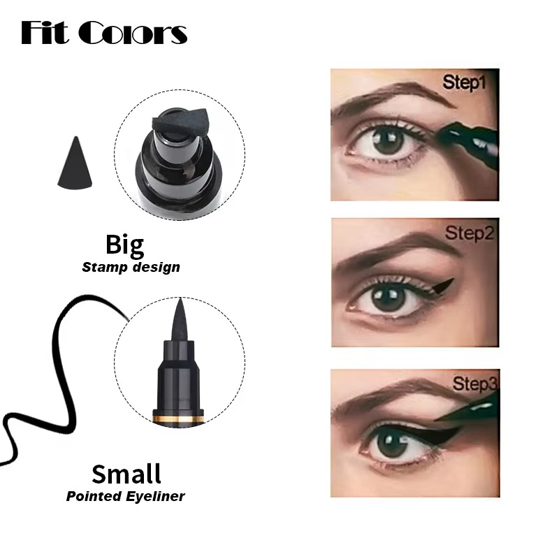 2 in 1 Winged Stamp Liquid Eyeliner Pencil