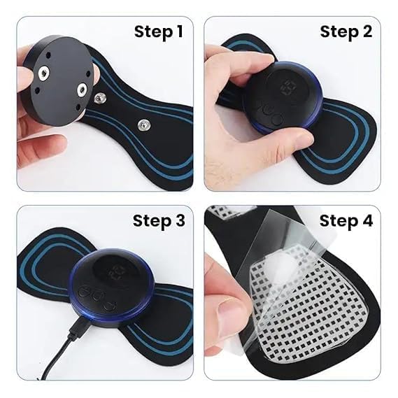 Portable Butterfly Massager for Blood Circulation & Pain Relief