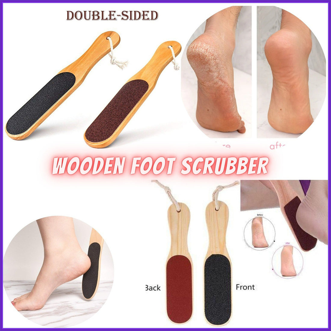 Wooden Foot Filer