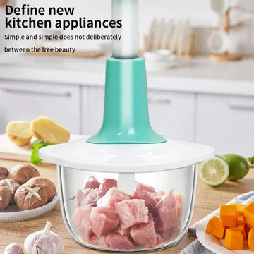 Food Chopper | Hand Push Chopper machine | Vegetable chopper